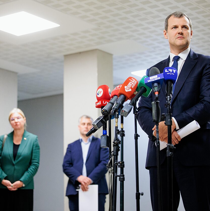 J. Stacevičiaus / LRT nuotr., Valdančiosios koalicijos formavimas, susitinka socialdemokratai ir valstiečiai žalieji