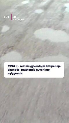 Gyventojai skundėsi: neasfaltuotos gatvės ir purvo vonios 1994 m.