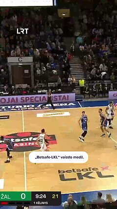 Pirmieji L. Walkerio taškai su „Žalgirio“ marškinėliais!