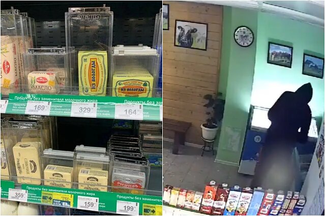 Kradzież masła w Rosji