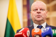 Vilija Blinkevičiūtė, Remigijus Žemaitaitis ir Saulius Skvernelis pasirašo koalicijos sutartį