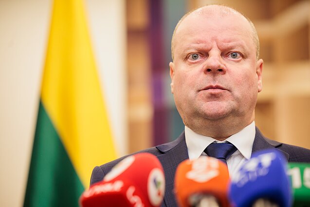 Saulius Skvernelis. Pasirašoma koalicijos sutartis