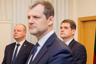 Saulius Skvernelis, Gintautas Paluckas, Remigijus Žemaitaitis