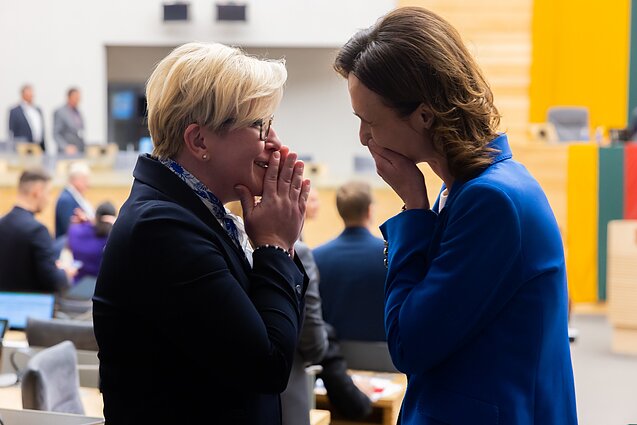 13-asis Seimas baigia darbą; Ingrida Šimonytė, Viktorija Čmilytė-Nielsen 13-asis Seimas baigia darbą; Ingrida Šimonytė, Viktorija Čmilytė-Nielsen
