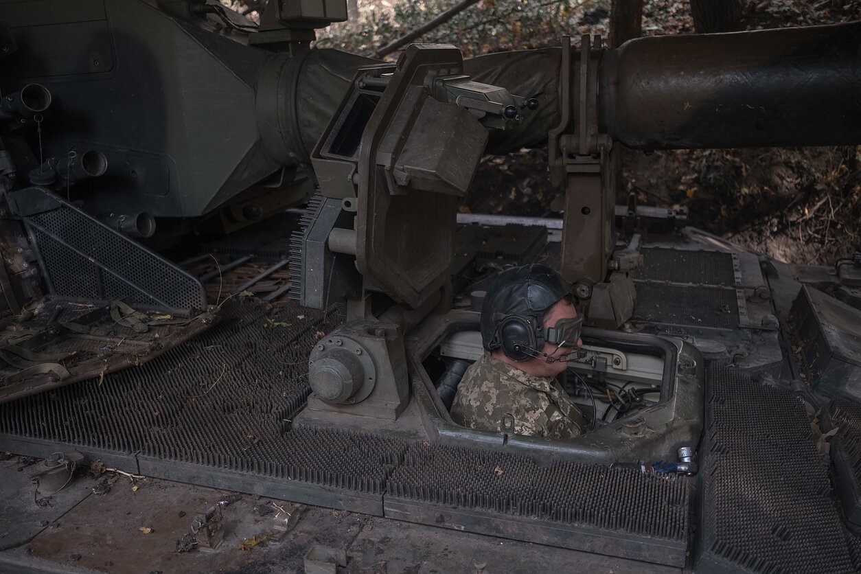 „Panzerhaubitze“ vairuotojas.