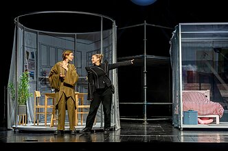 Spektaklis „Migla“ Valstybiniame Šiaulių dramos teatre (rež. A. Špilevojus)