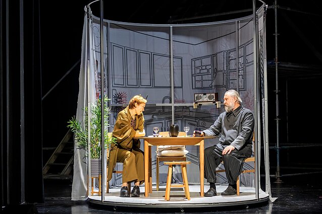 Spektaklis „Migla“ Valstybiniame Šiaulių dramos teatre (rež. A. Špilevojus)