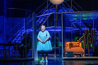 Spektaklis „Migla“ Valstybiniame Šiaulių dramos teatre (rež. A. Špilevojus)