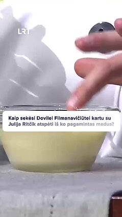Nuotaikingas žaidimas: iš ko pagamintas medus?