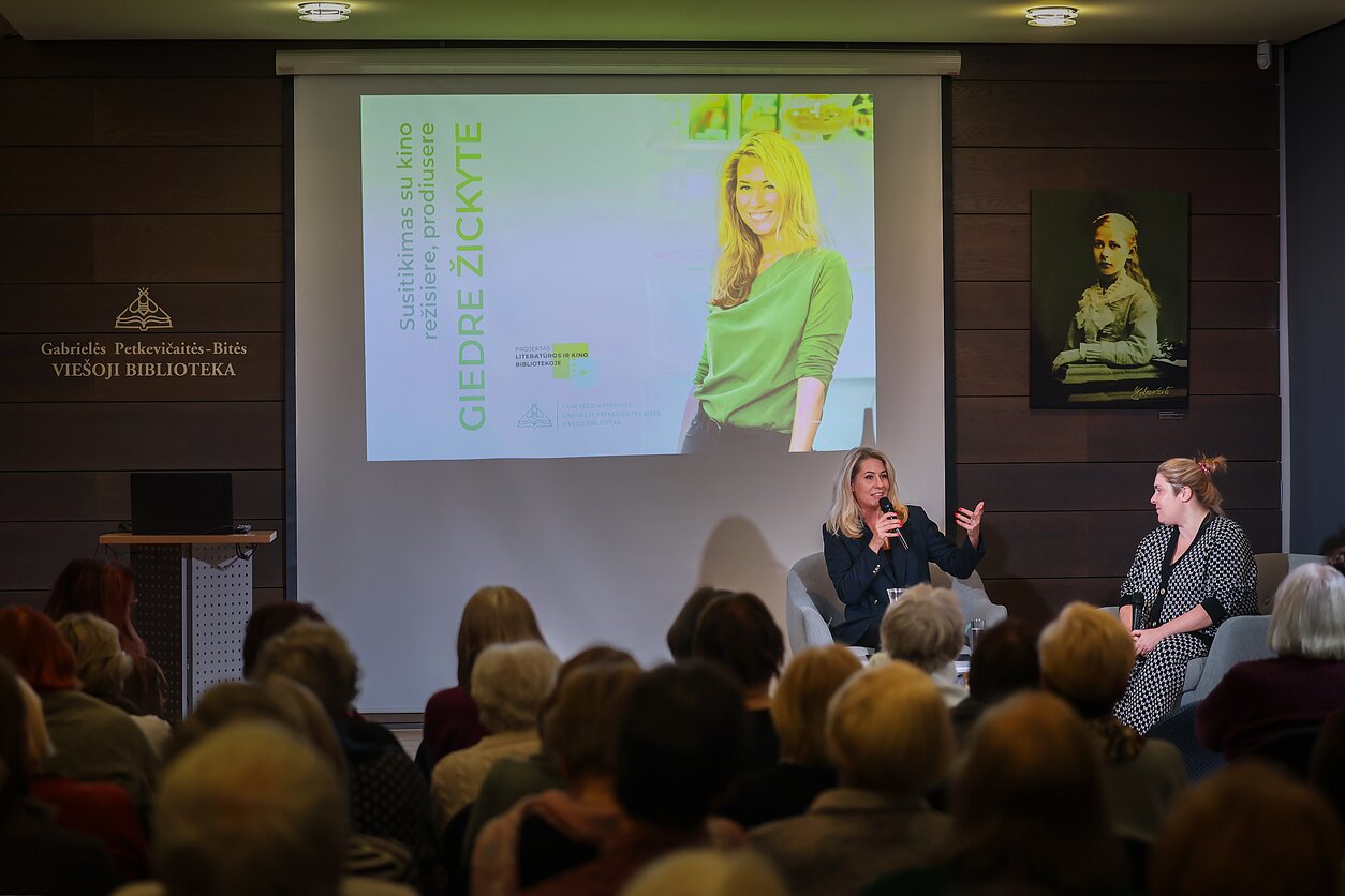 Giedrė Žickytė Panevėžio apskrities Gabrielės Petkevičaitės-Bitės viešojoje bibliotekoje Giedrė Žickytė Panevėžio apskrities Gabrielės Petkevičaitės-Bitės viešojoje bibliotekoje