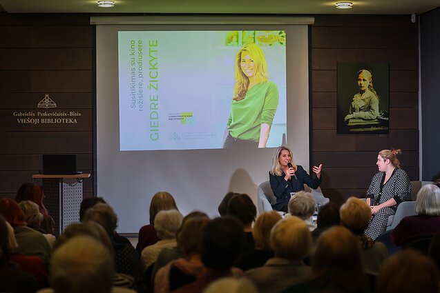 Giedrė Žickytė Panevėžio apskrities Gabrielės Petkevičaitės-Bitės viešojoje bibliotekoje Giedrė Žickytė Panevėžio apskrities Gabrielės Petkevičaitės-Bitės viešojoje bibliotekoje