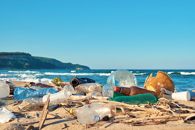 Plastiko šiukšlės paplūdymiuose