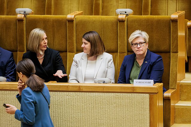 Agnė Bilotaitė, Gintarė Skaistė, and Ingrida Šimonytė Agnė Bilotaitė, Gintarė Skaistė, and Ingrida Šimonytė