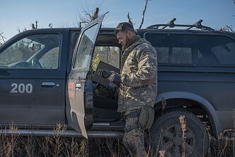 Oleksėjus Jukovo automobilį žymi kodinis žodis „200“ – nukautieji.