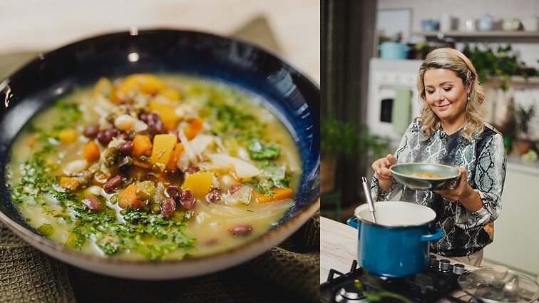 Link žiemos speigų – jaukiai ir skaniai: sušildysiančios trijų pupelių sriubos receptas