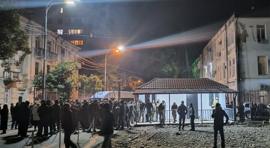 Protest w Suchumi 11 listopada