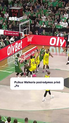 „Žalgirio“ ekipoje rezultatyviausias buvo Lonnie Walkeris