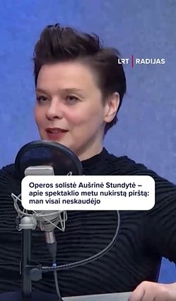 Solistė Stundytė: scenoje teko ieškoti nukirsto piršto