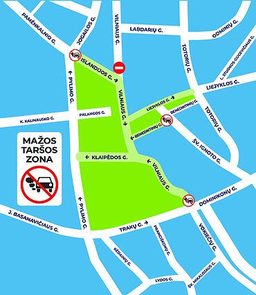 Planuojama mažos taršos zona Vilniuje