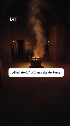 „Airbnb“ turistus vilioja gladiatorių kovomis Koliziejuje