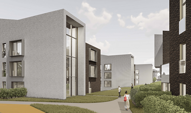 Projekt apartamentowców przy Wilii