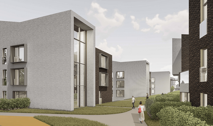 Projekt apartamentowców przy Wilii