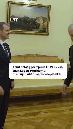 Paluckas: kandidatų į ministrus dar neatskleisiu