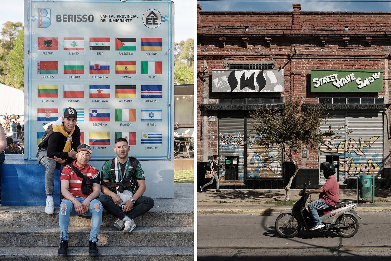 A monument to the immigrant communities of Berisso, 2024