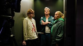 Jovani ir Atlantos klipo filmavimo akimirka