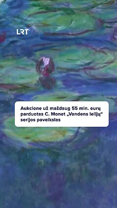 „Vandens lelijų“ serijos paveikslas parduotas už 55 mln. eurų