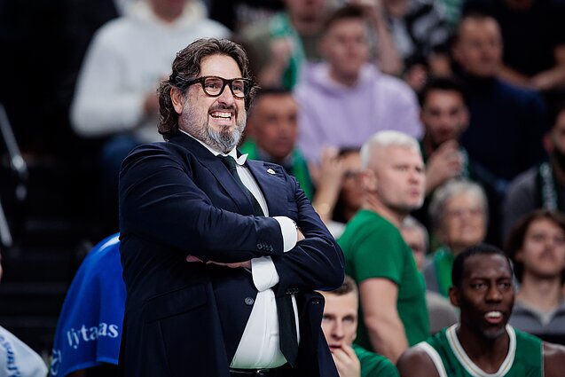 Trinchieri prieš akistatą su „Panathinaikos“: žaisime prieš vieną iš geriausių komandų