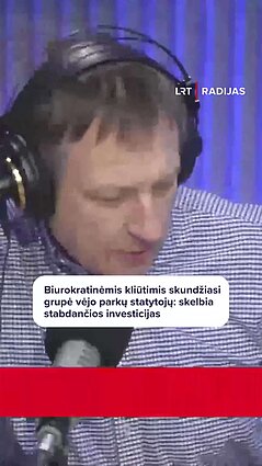 Vėjo parkų statytojai sako priversti stabdyti 4 mlrd. eurų investicijas