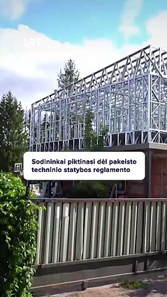 Sodų gyventojai nesupranta naujų reikalavimų dėl statybų