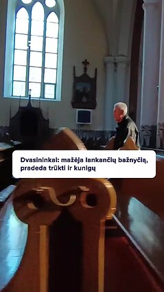 Kodėl mažėja lankančių bažnyčią?