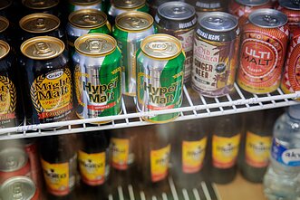 Borga's African store in Vilnius.