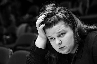Spektaklio „Savižudybės anatomija“ repeticija Spektaklio „Savižudybės anatomija“ repeticija