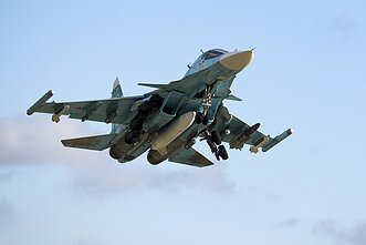 Rusijos naikintuvas SU-34 