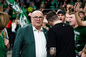 Visvaldas Matijošaitis ir „Žalgirio“ sirgaliai