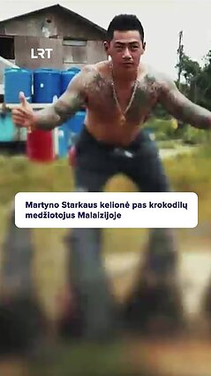 Martynas Starkus susitinka su krokodilų medžiotojais!