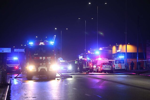 Samolot towarowy rozbił się w pobliżu lotniska w Wilnie