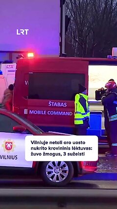 Šokiruojantis rytas: Vilniuje nukrito krovininis lėktuvas