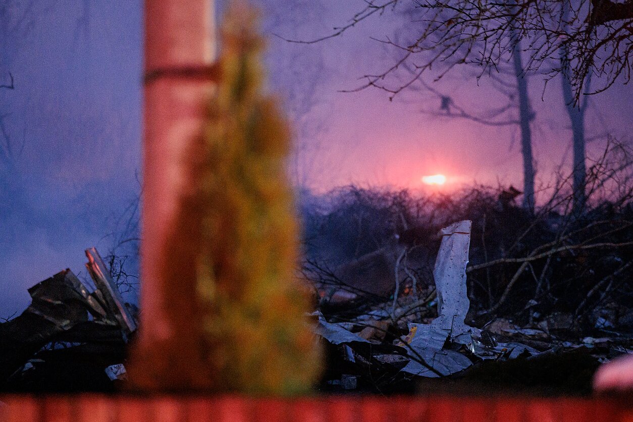 Cargo plane crashed in Vilnius