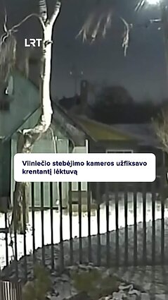 Lėktuvo avarija Vilniuje: kameros užfiksavo sprogimą