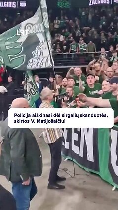 Ar skanduotę Matijošaičiui skyrę „Žalgirio“ sirgaliai sulauks pasekmių?