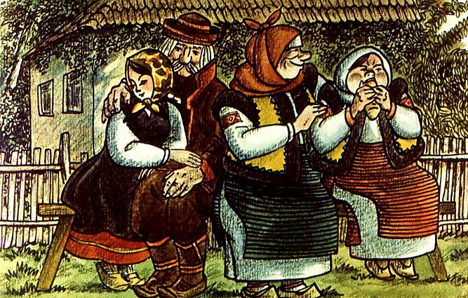 «Дідова дочка і бабина дочка» - українська народна казка