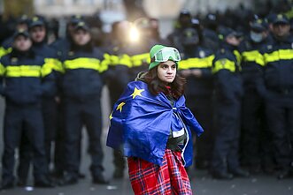 Protestai Sakartvele