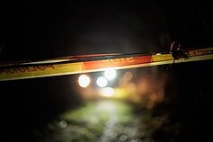 Vieta, kur sudužo lėktuvas, naktį