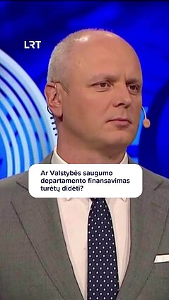 Dovilė Šakalienė apie VSD biudžetą: belieka šypsotis