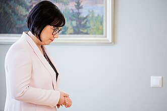 Gitanas Nausėda susitiko su kandidate į švietimo ministrus Raminta Popoviene