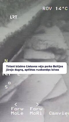 Radinys Baltijos jūros dugne – nuskendęs laivas